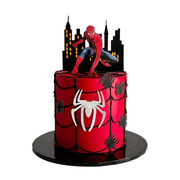 Tort Spiderman z pajęczyną