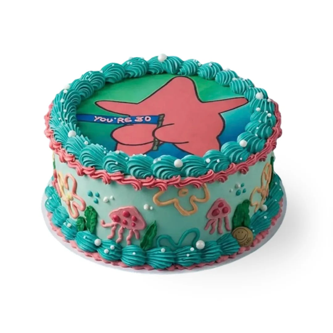 Tort z pikantnym nadrukiem Patryka