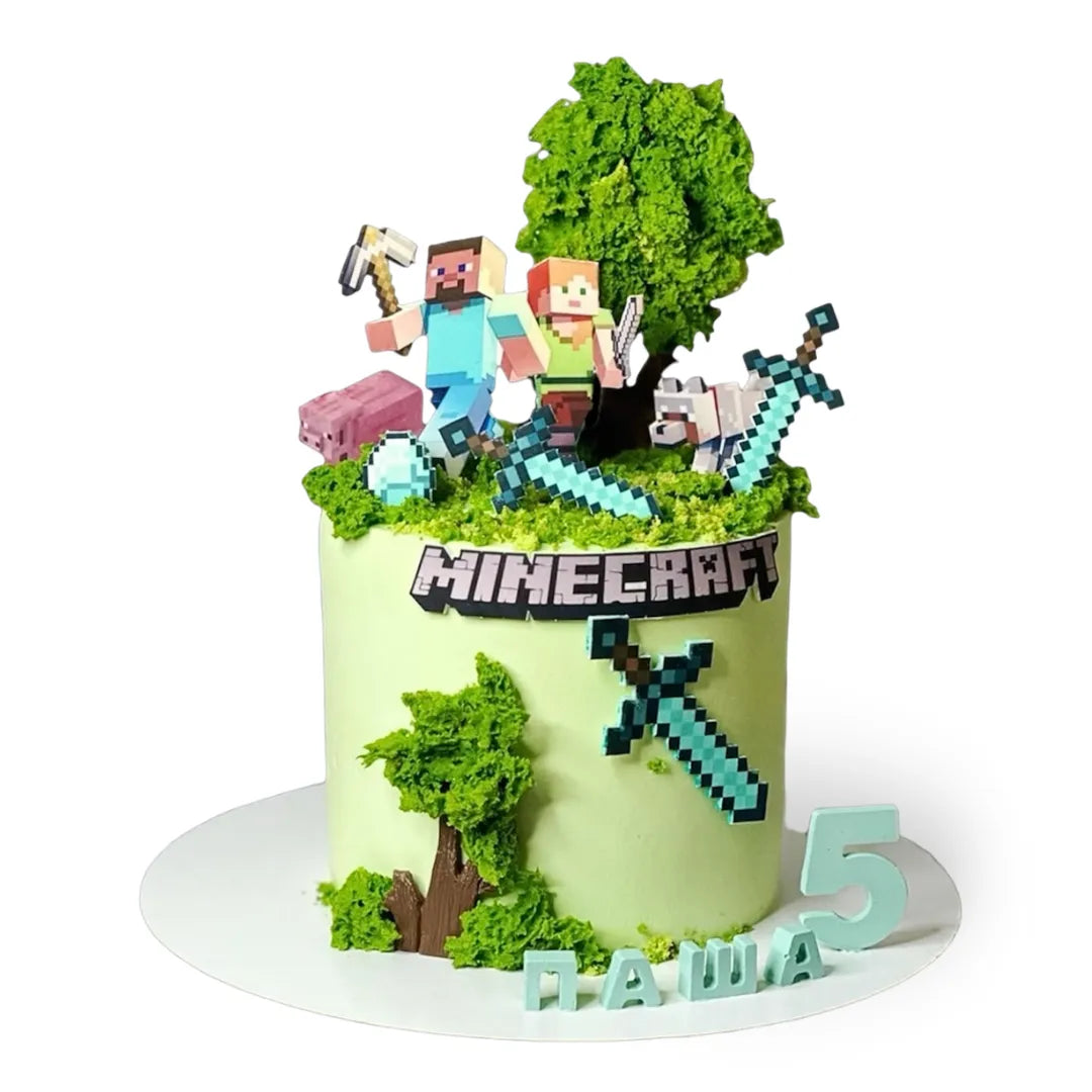 Tort Minecraft - Pikselowa Przygoda